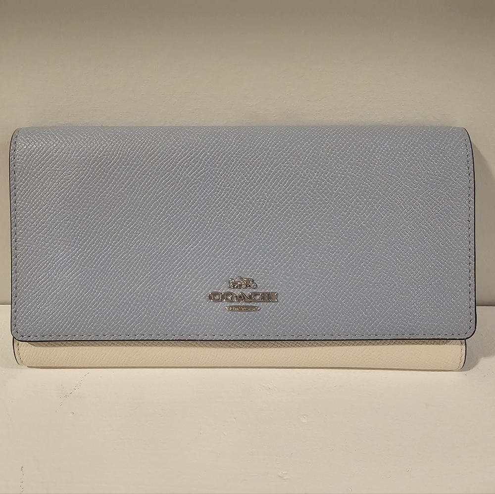 Coach Blue and Cream Women's Bag